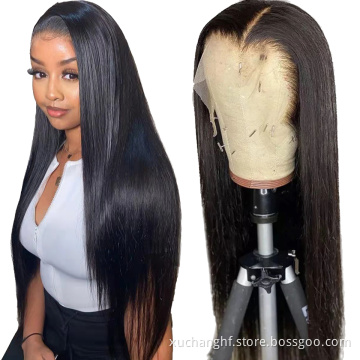 40 Inch 180% 4x4 Lace Closure Water Deep Wave Wig Human Hair Lace Front Wigs Curly Lace Closure Wigs For Black Women